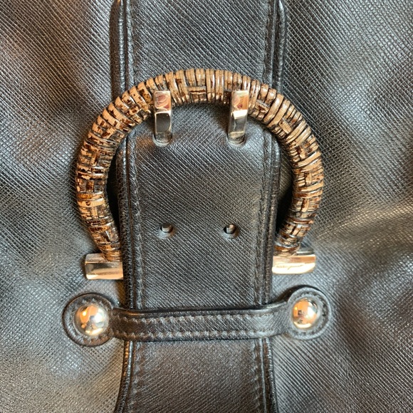 SALVATORE FERRAGAMO large black Dome Satchel - Picture 7 of 15